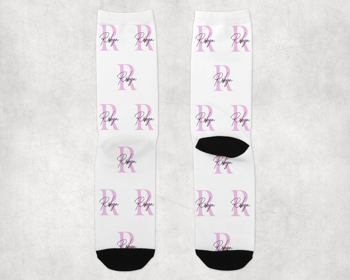 Personalized Name Long Sock - Add Your Name