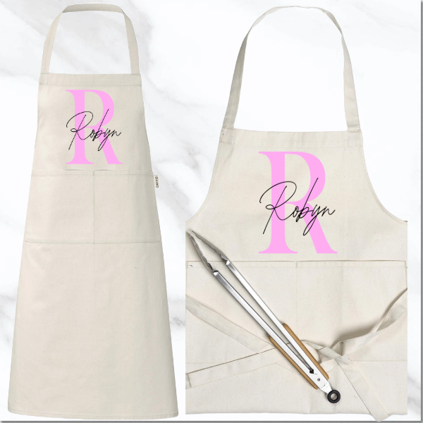 Personalized Apron - Capital Letter