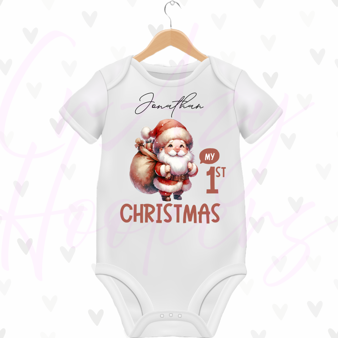 Personalized Baby Grow - My First Christmas