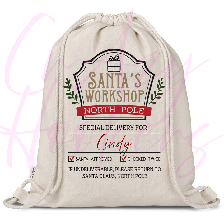 Personalized Multi-Purpose Draw String Bags