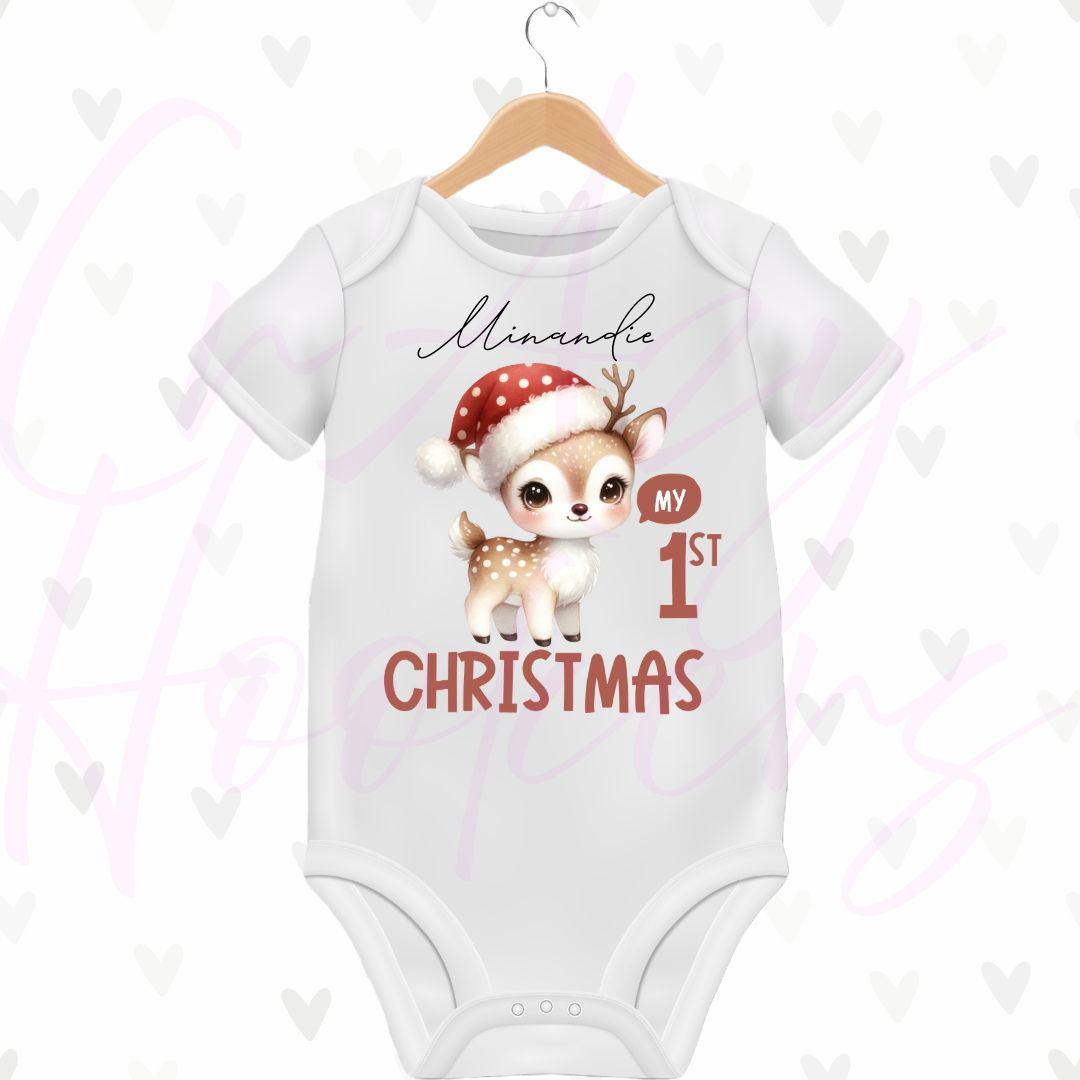 Personalized Baby Grow - My First Christmas