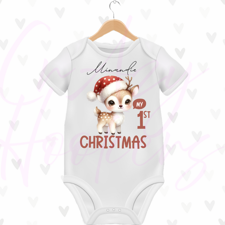 Personalized Baby Grow - My First Christmas