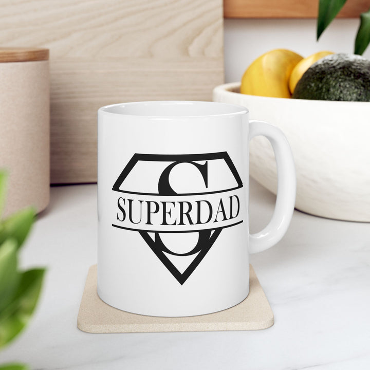 Personalized Enamel or Ceramic Mug - Superhero Logo