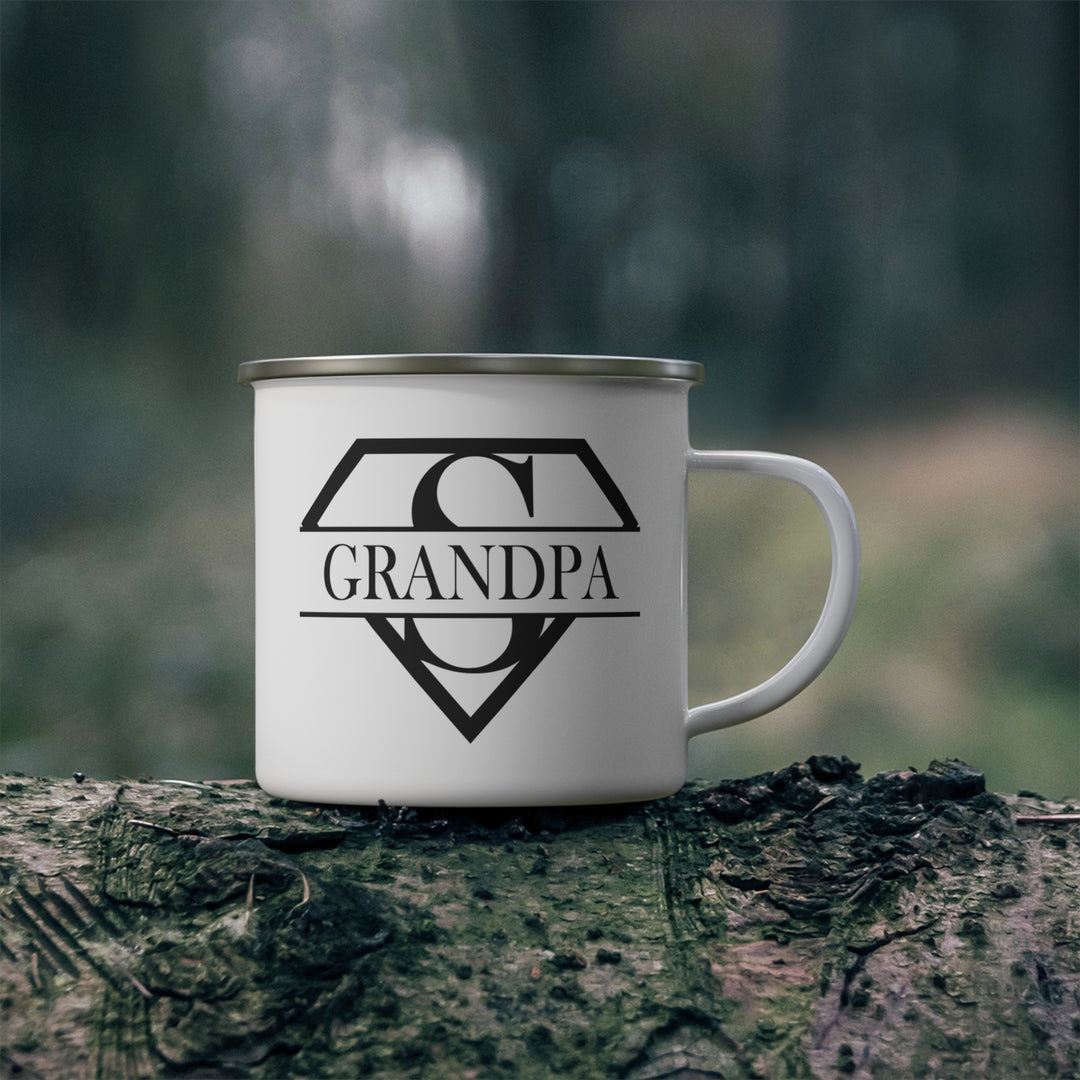 Personalized Enamel or Ceramic Mug - Superhero Logo