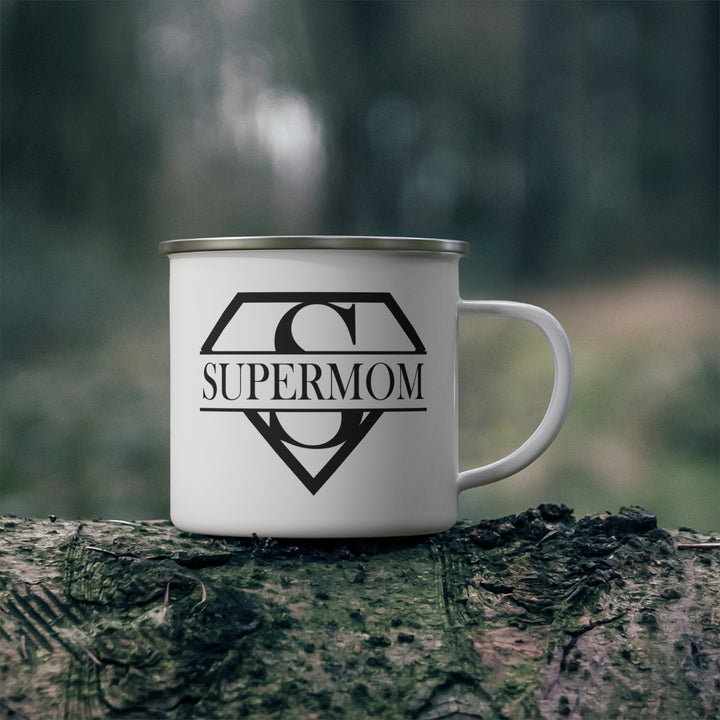 Personalized Enamel or Ceramic Mug - Superhero Logo