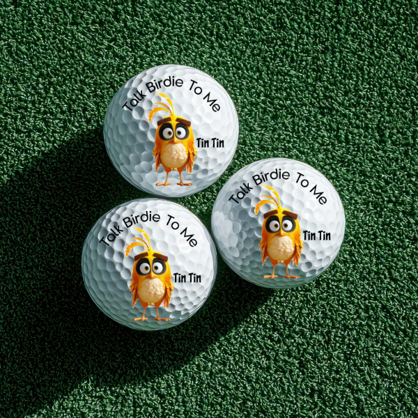 Personalized Golf Ball - Srixon UltiSoft Sleeve - Talk Birdie