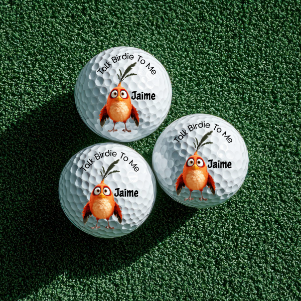 Personalized Golf Ball - Srixon UltiSoft Sleeve - Talk Birdie