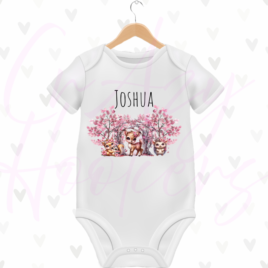 Personalized Baby Grow - Woodlands
