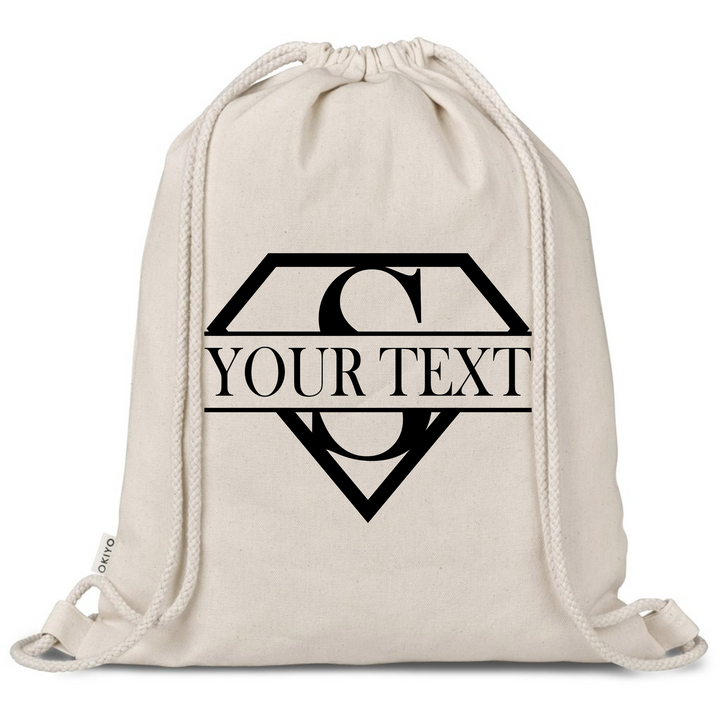 Personalized Multi-Purpose Draw String Bag - Super Hero