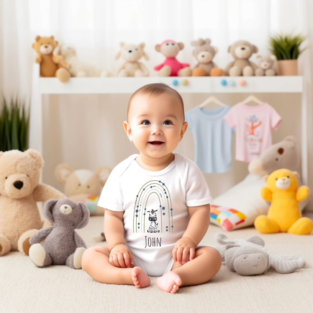 Personalized Baby Grow - Blue