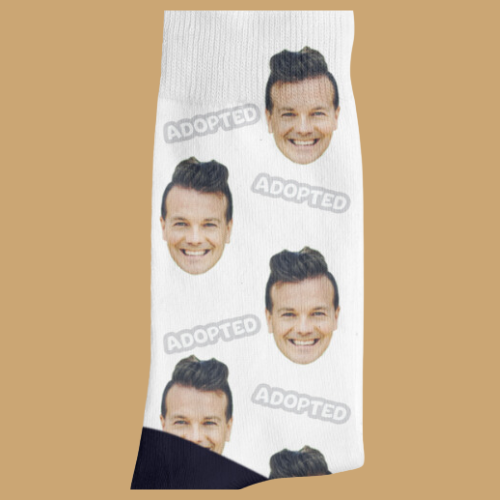 Personalized socks - Adopted  Kid