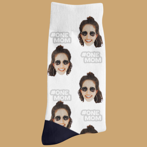 Personalized socks - Nmbr 1  Mom